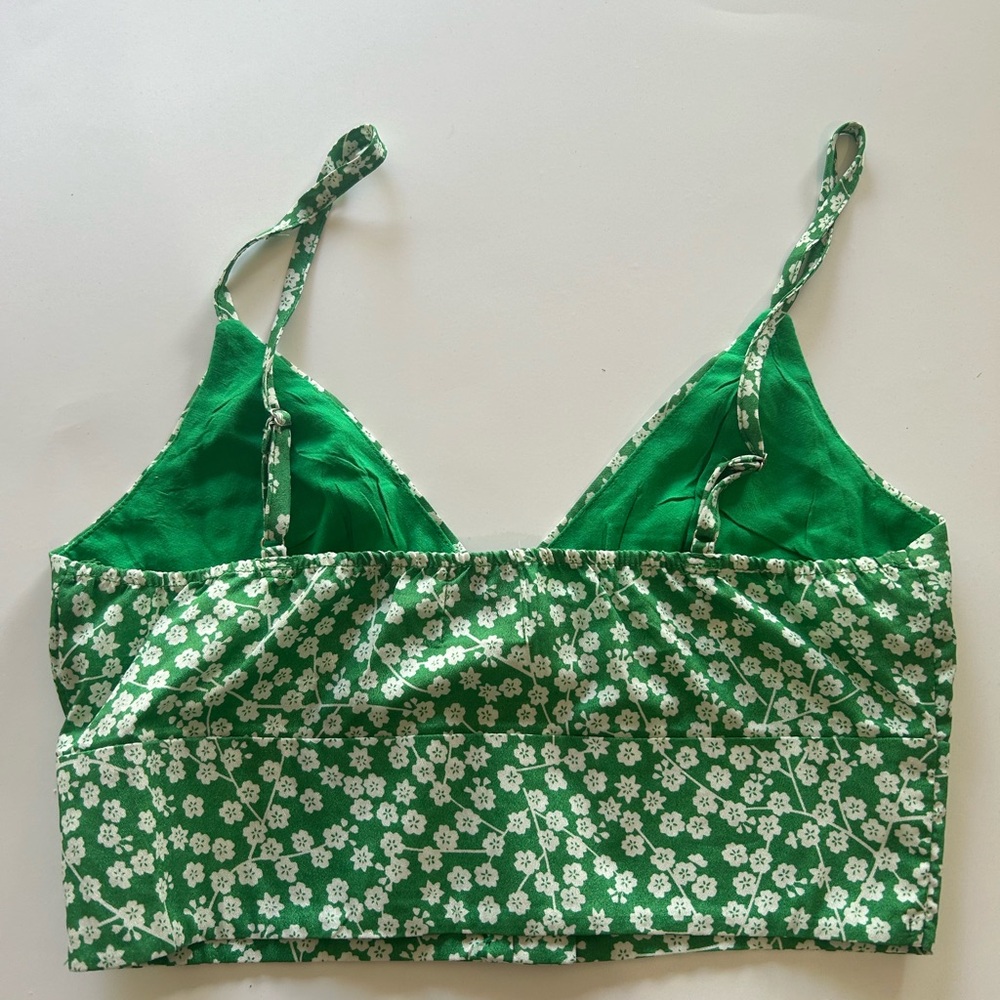 Princess Polly SHAH SET GREEN TOP ONLY